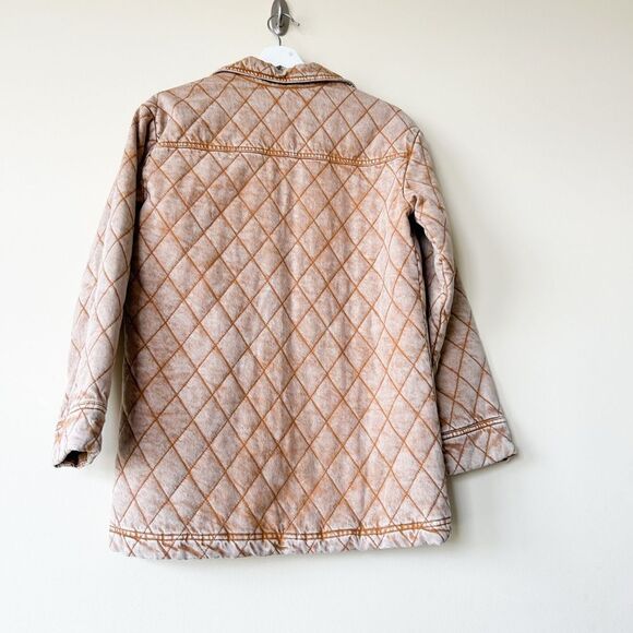 Anthropologie Young Fabulous & Broke Walker Quilted Shacket - Picture 12 of 14